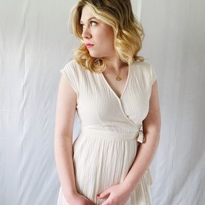 Gauze Wrap Dress